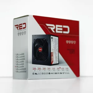 پاور کیس کامپیوتر RED مدلALPHA 380w