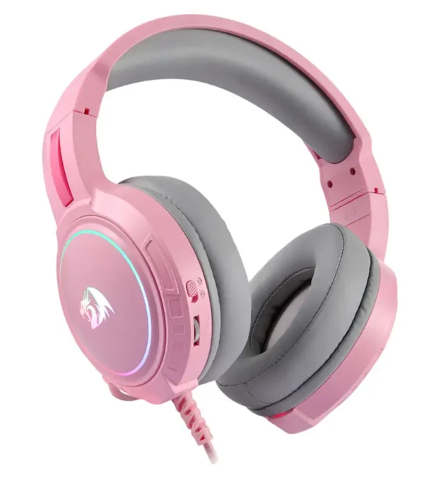 هدست گیمینگ ردراگون مدل Mento H270 Pink - Image 3