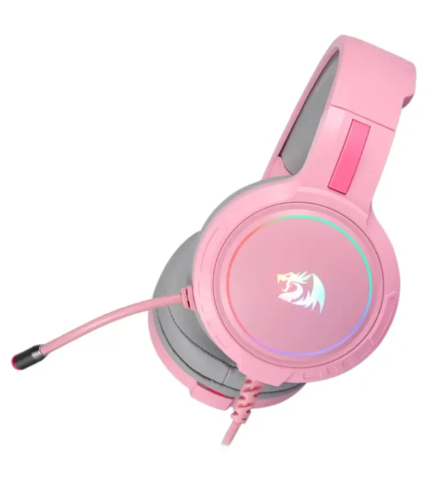 هدست گیمینگ ردراگون مدل Mento H270 Pink - Image 2