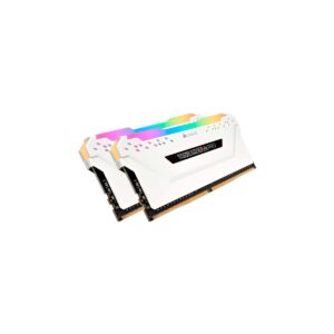 رم کورسیر VENGEANCE RGB PRO 16GB 8GBx2 3200MHz CL16 White