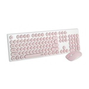 Rapoo wireless keyboard Mouse X260s Pink