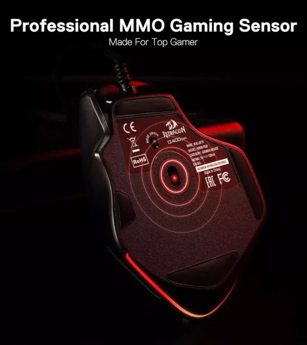 موس بی سیم گیمینگ ردراگون BULLSEYE M806 PRO - Image 6