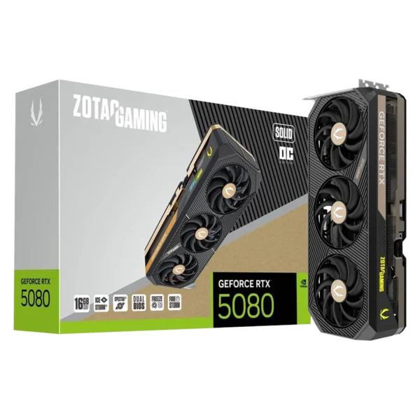 کارت گرافیک ZOTAC Gaming RTX 5080 SOLID OC 16GB