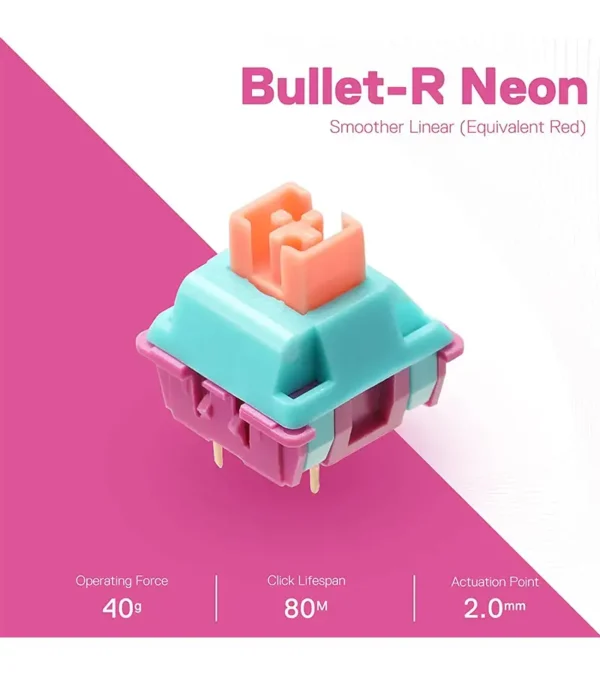 سوئیچ مکانیکی ردراگون مدل BULLET R Linear A113R - Image 3