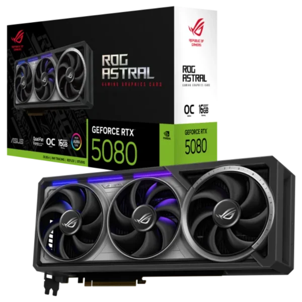 کارت گرافیک ایسوس ASUS RTX 5080 ROG Astral OC 16GB