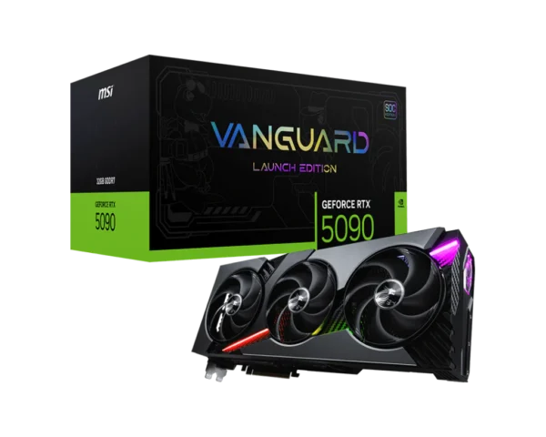 کارت گرافیک ام اس ای GeForce RTX 5090 VANGUARD SOC LAUNCH EDITION 32GB