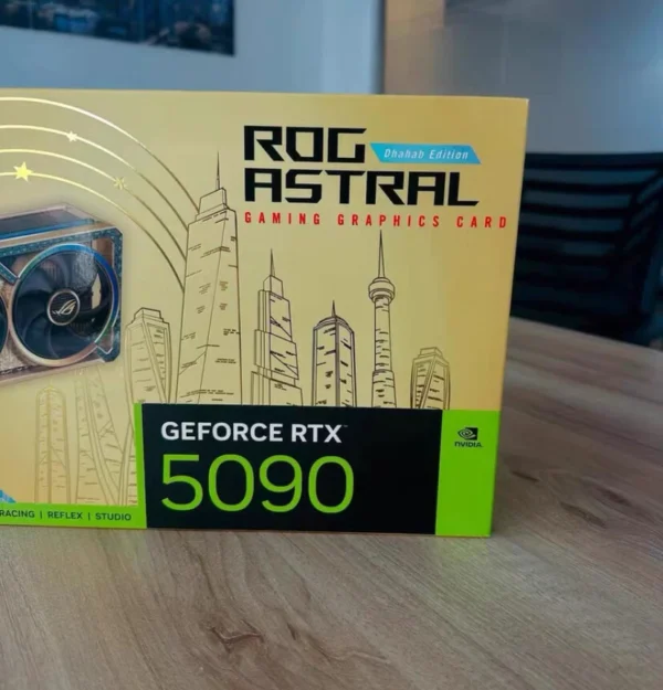 کارت گرافیک ایسوس مدل ROG Astral GeForce RTX 5090 Dhahab OC 32GB Edition GDDR7 - Image 3