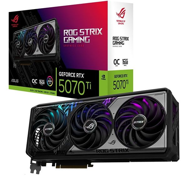 کارت گرافیک ایسوس ROG Strix GeForce RTX 5070 TI OC Edition 16GB