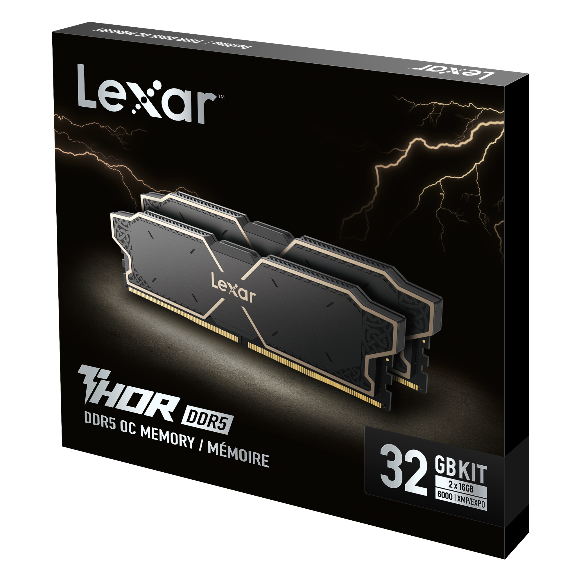 Lexar THOR DDR5 2x16gb 6000MHz حافظه رام
