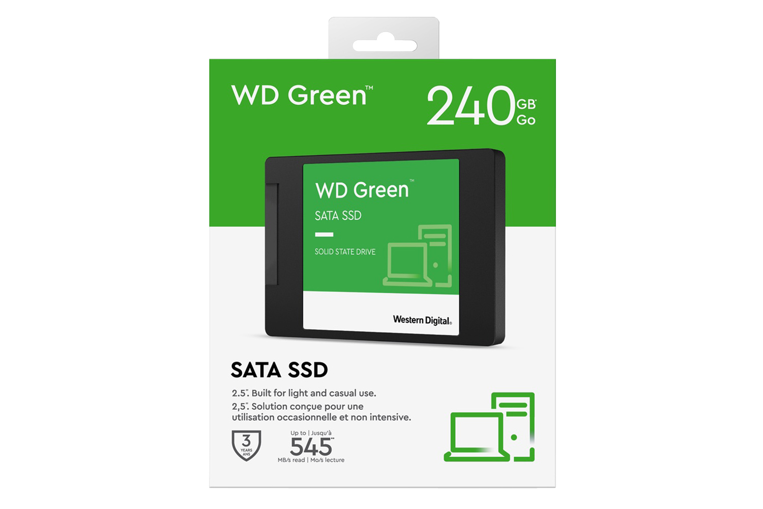 حافظه اینترنال WD Green SSD SATA 240gb