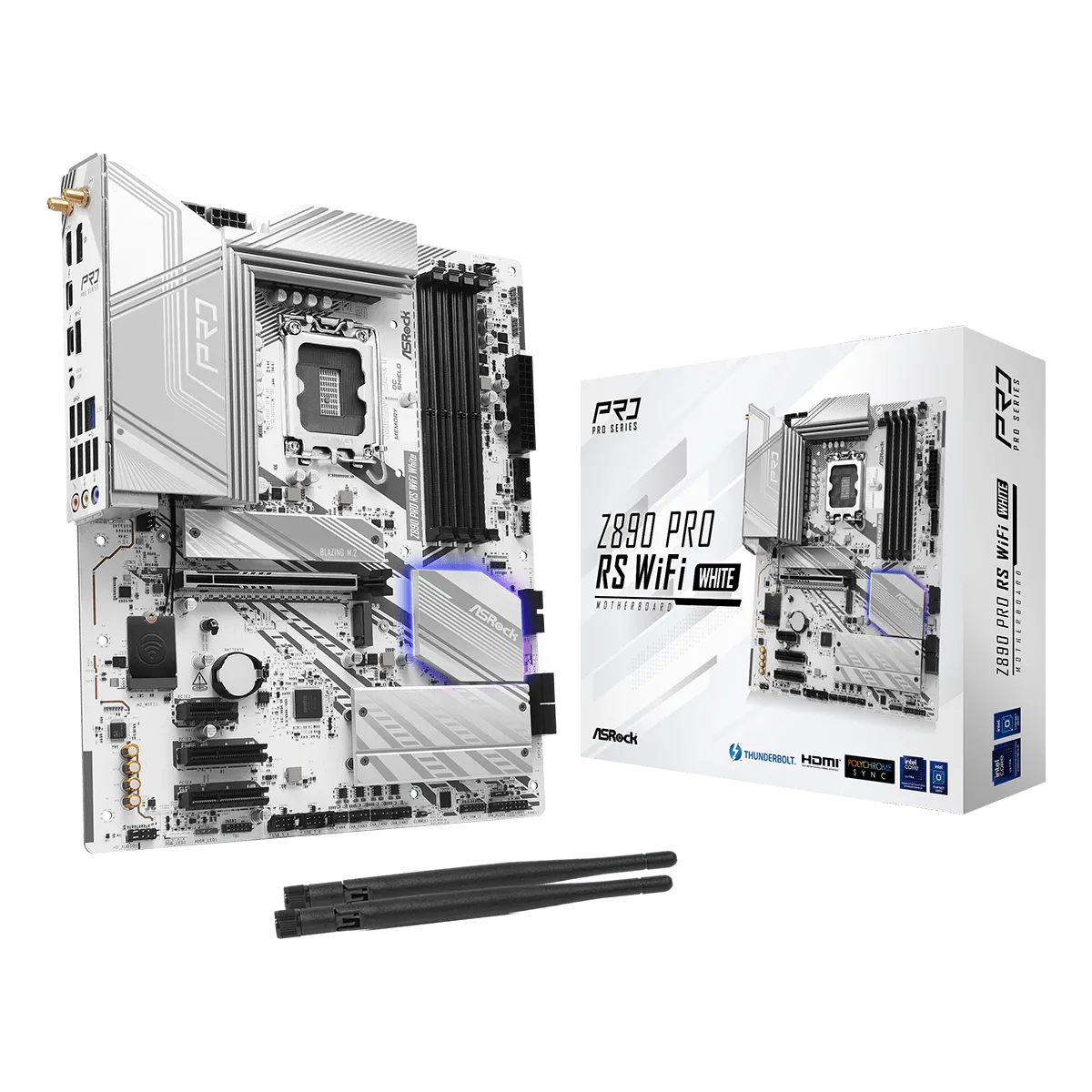 مادربرد ازراک ASROCK Z890 Pro RS WiFi DDR5 White