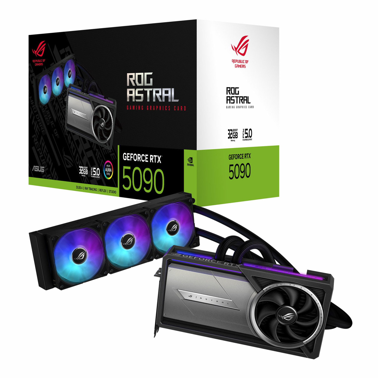 کارت گرافیک ایسوس ROG Astral LC GeForce RTX 5090 32GB OC Edition