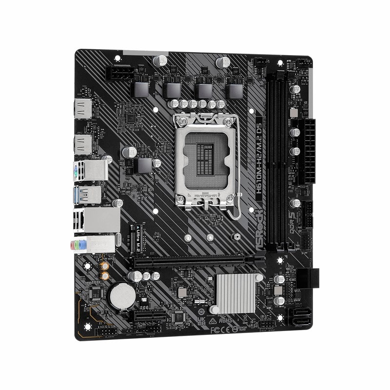 مادربرد ازراک مدل H610M-H2 M.2 DDR5 - Image 3