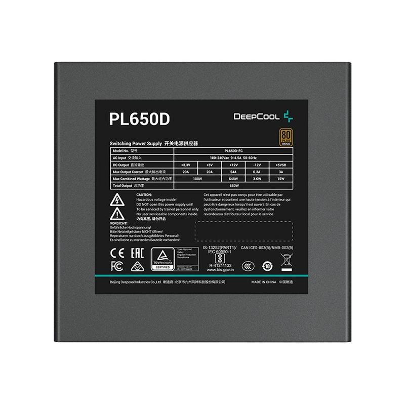 پاور دیپ کول PL650D 650W ATX 3.0 - Image 2